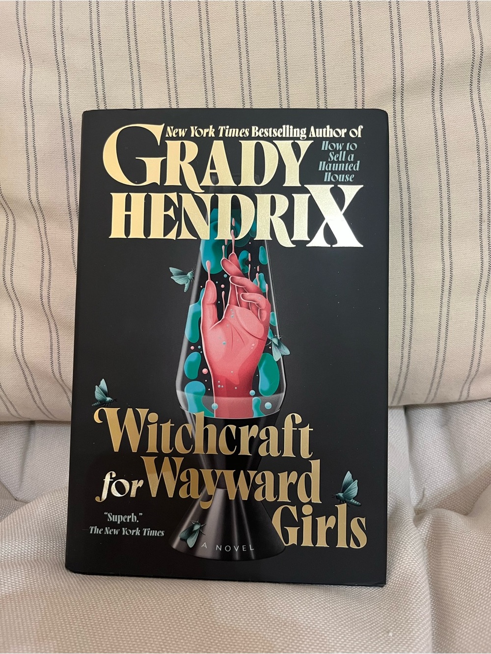 Grady Hendrix "Witchcraft for Wayward Girls" — Black & Gold Cover